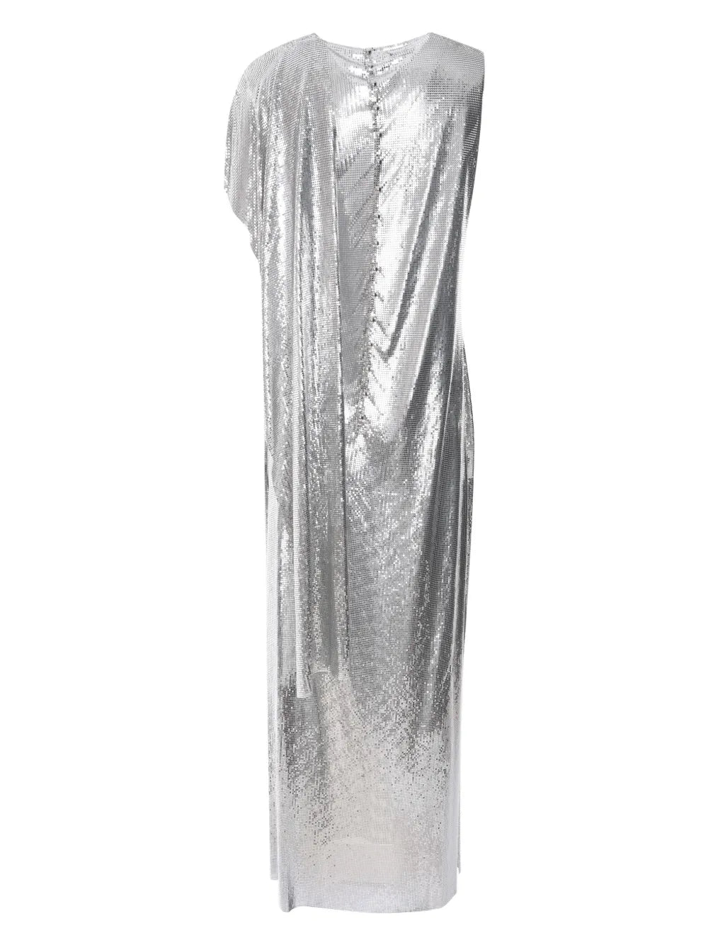 Metallic Mesh Gown