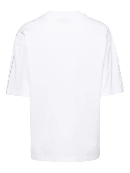 Padded-Logo Organic-Cotton T-Shirt