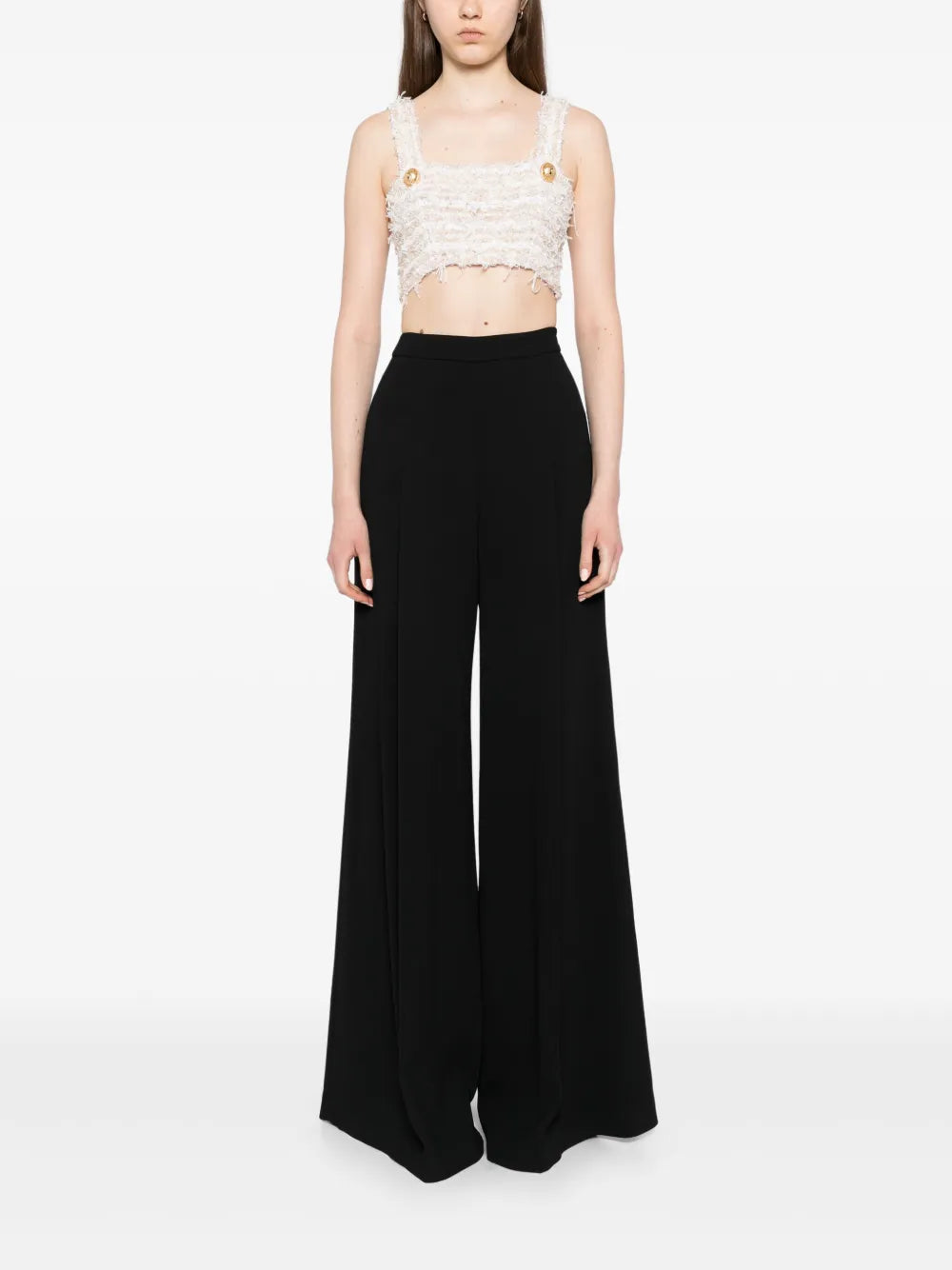High-Rise Wide-Leg Trousers