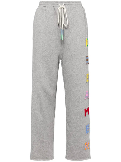 Embroidered Track Pants