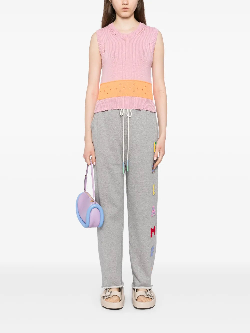 Embroidered Track Pants
