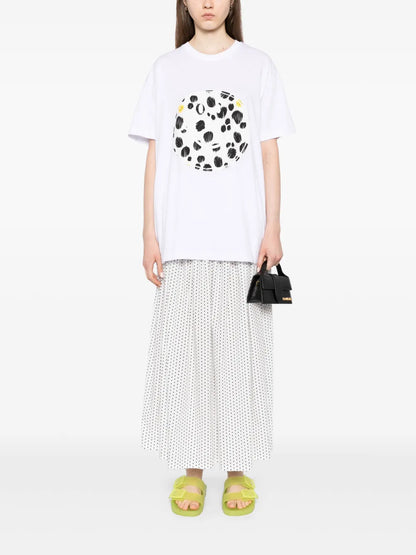 Smiley-Motif Oversized T-Shirt