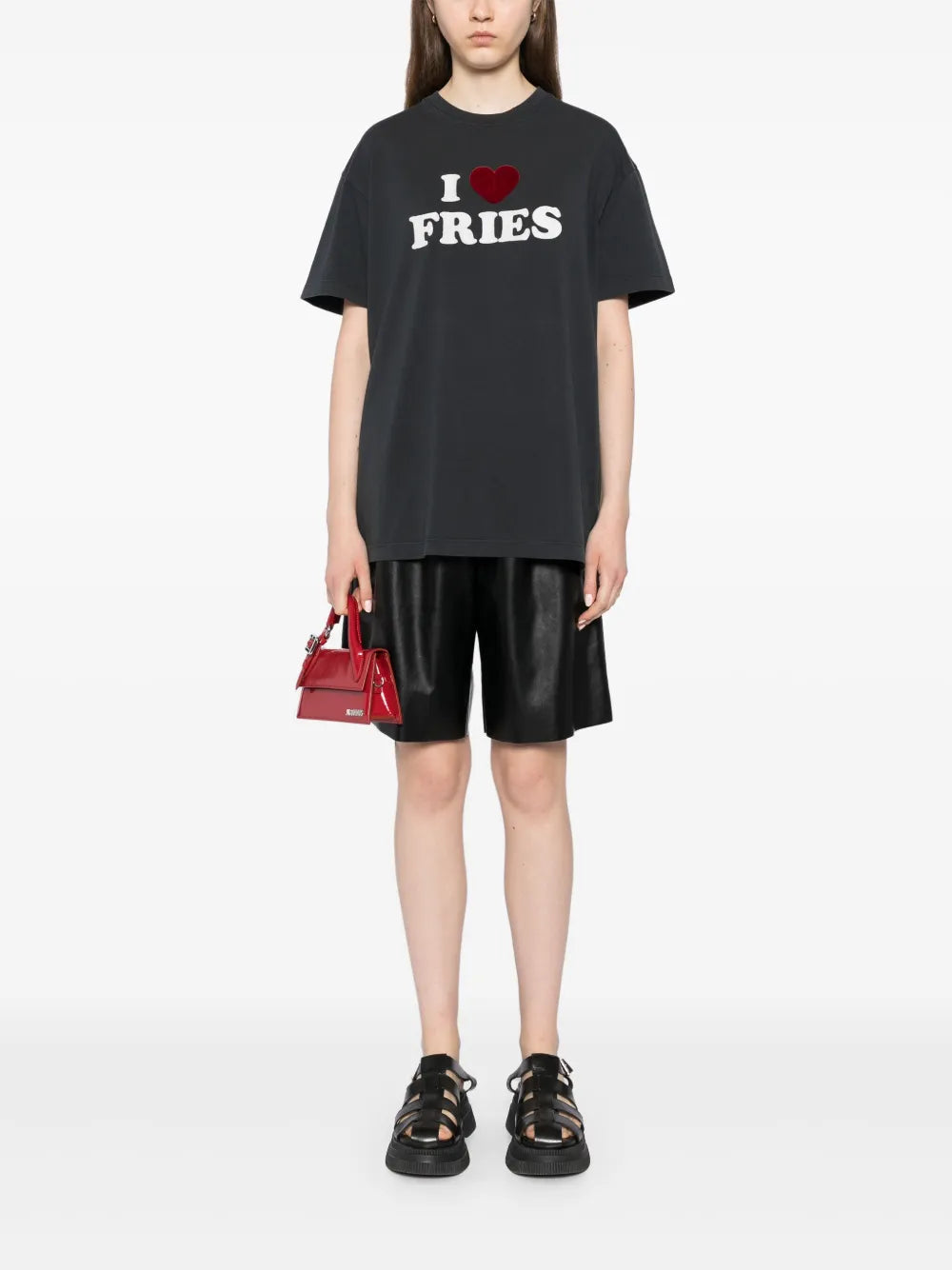 Fries-Appliqué T-Shirt