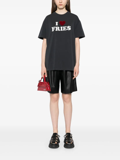 Fries-Appliqué T-Shirt