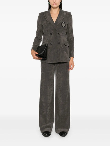 Logo-Patch Palazzo Pants