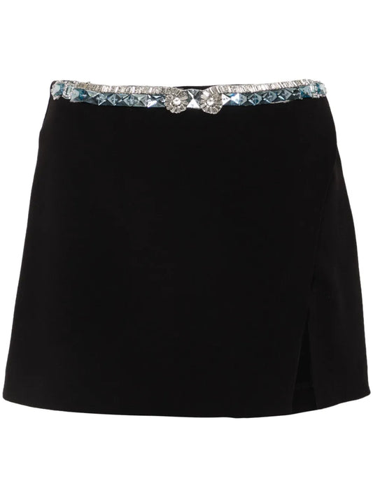 Crystal-Embellished Skirt