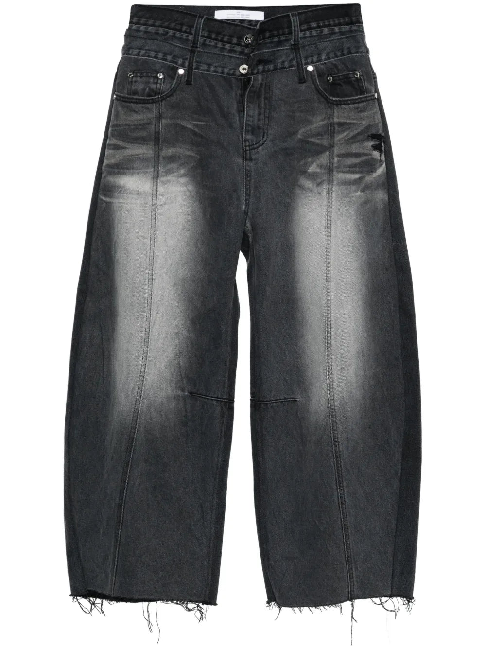 Ballon Shaped Layered Jeans