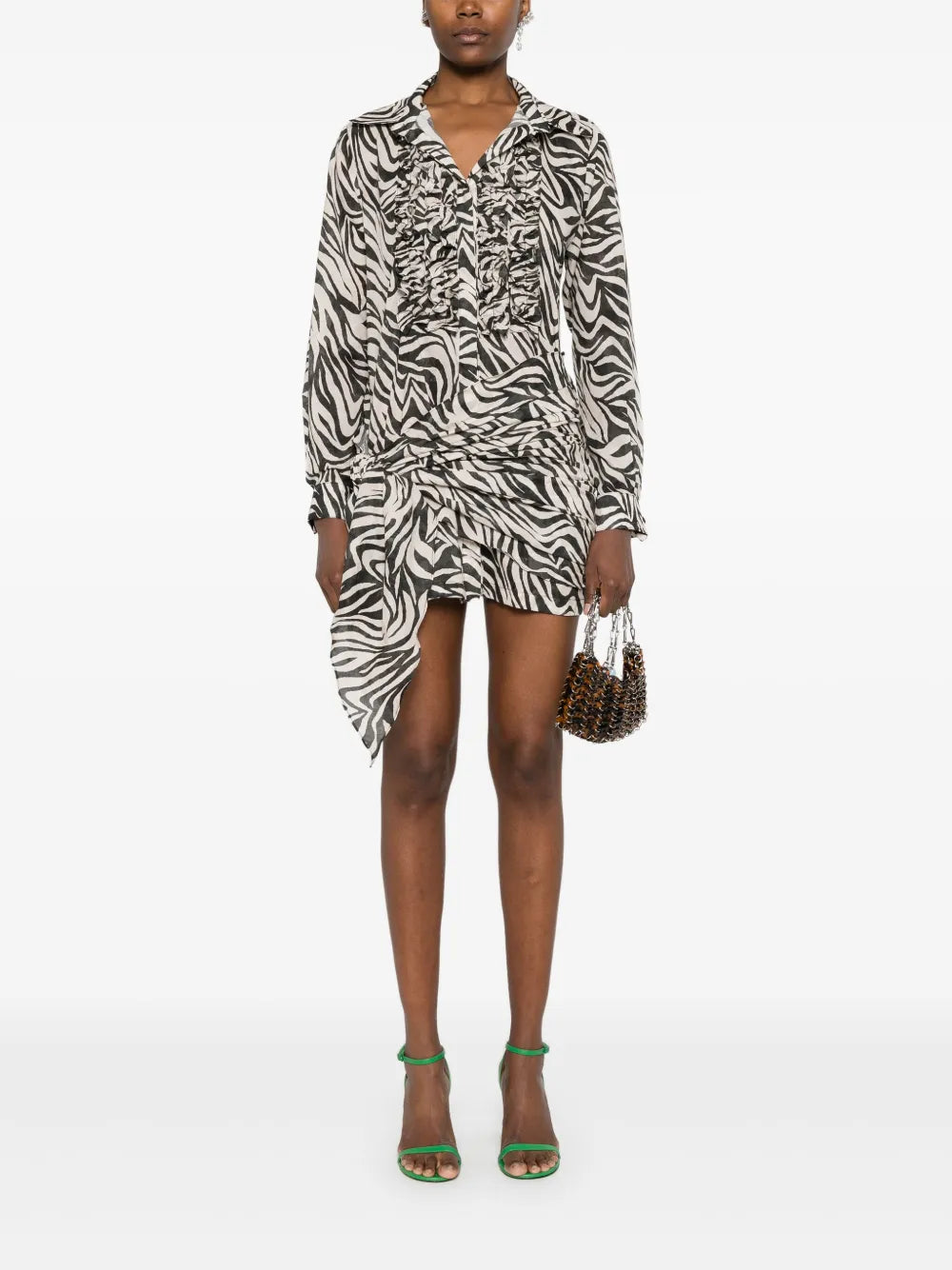 Zebra-Print Dress Set