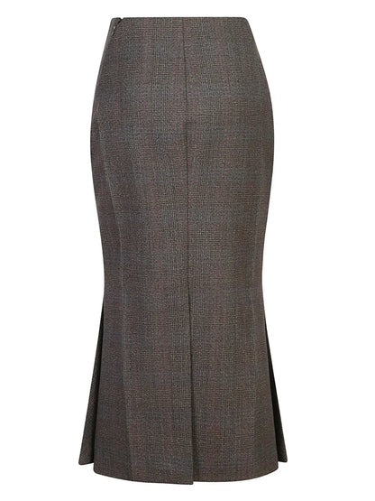 Wool Flared Skirt