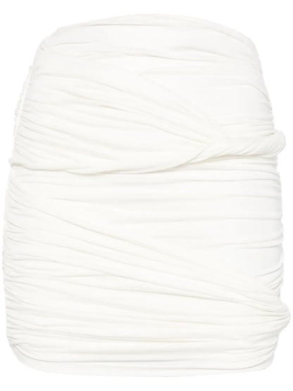 Ruched Mini Skirt