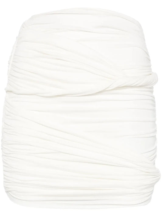 Ruched Mini Skirt