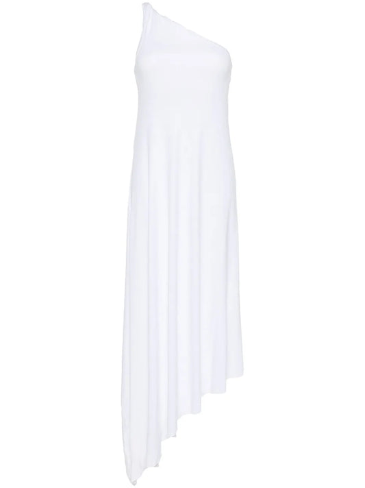Ribbed One-Shoulder Dress