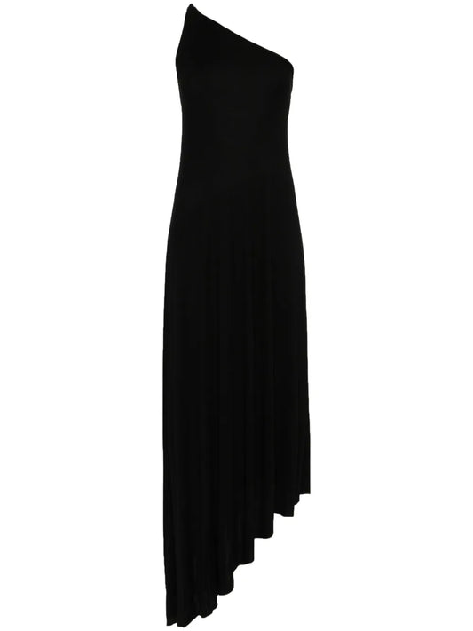 Ribbed One-Shoulder Dress