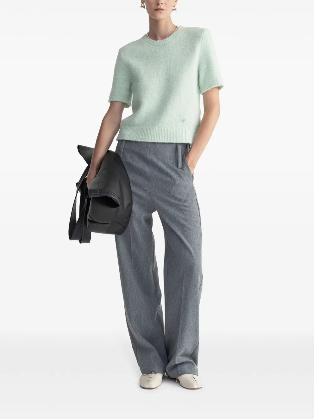 Flaky Knitted Top