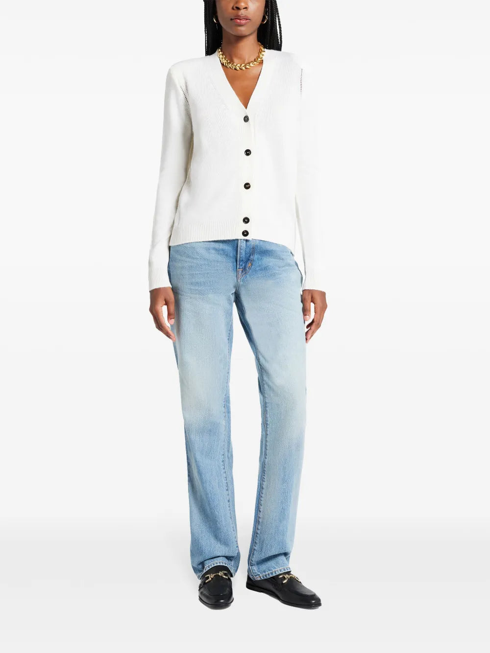 V-Neck Cashmere Cardigan