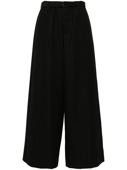 Pinstriped Palazzo Pants