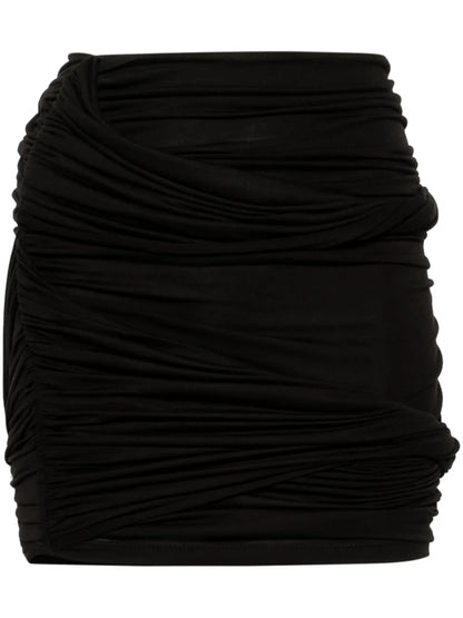 Ruched Mini Skirt