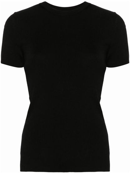 Ribbed-Knit T-Shirt