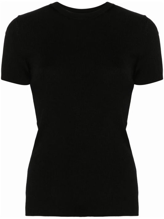 Ribbed-Knit T-Shirt