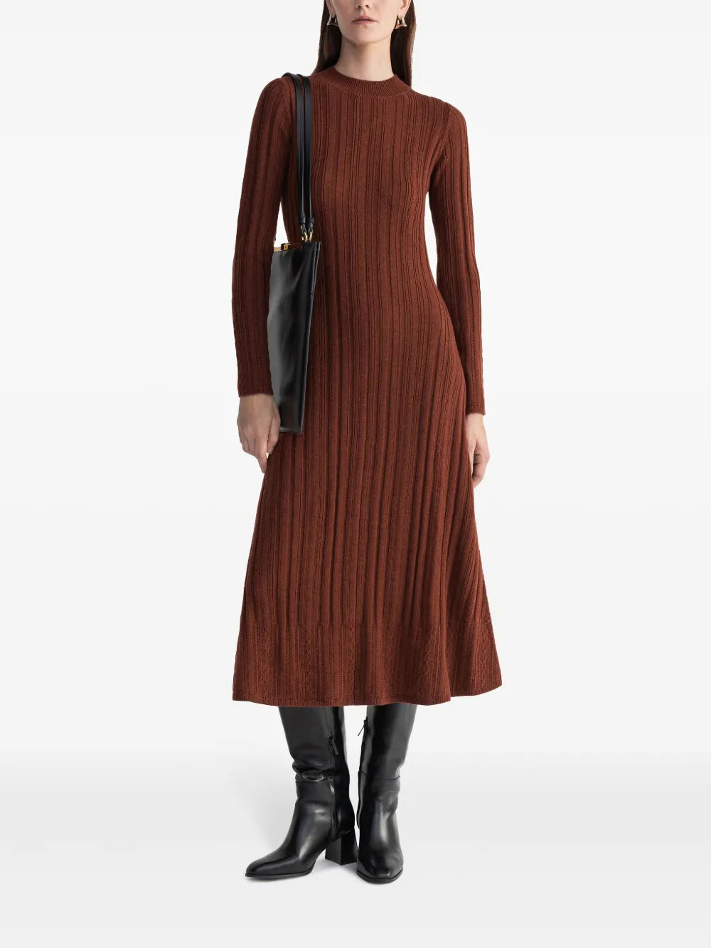 Spice Knitted Merino Midi Dress