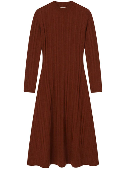 Spice Knitted Merino Midi Dress
