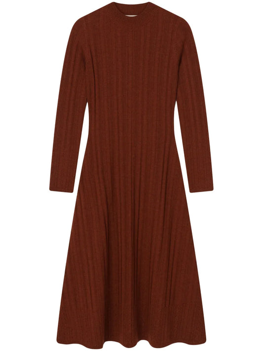 Spice Knitted Merino Midi Dress