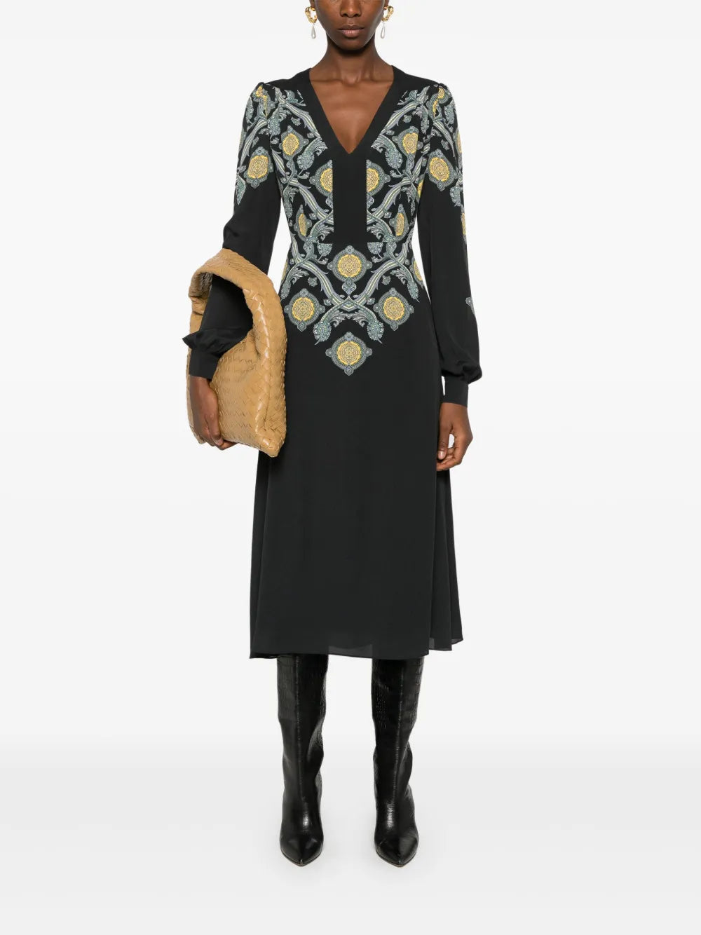 Paisley Midi Dress