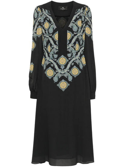 Paisley Midi Dress