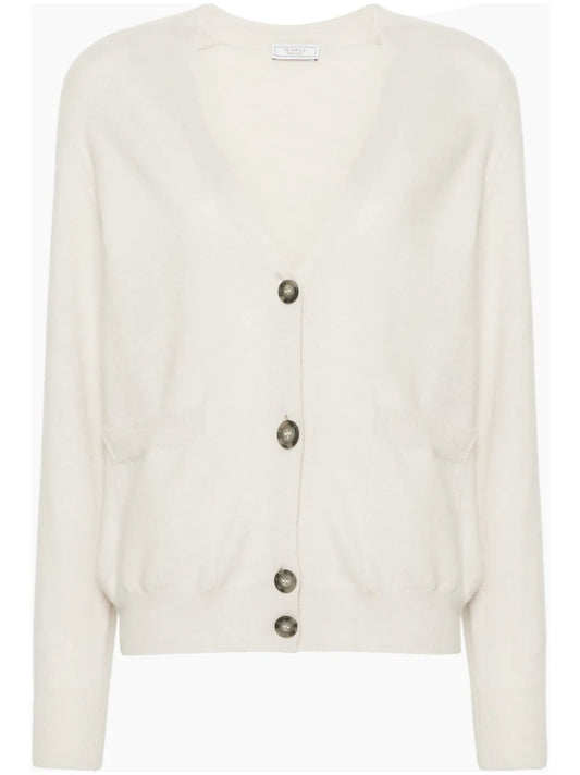 V-Neck Buttoned Cardigan