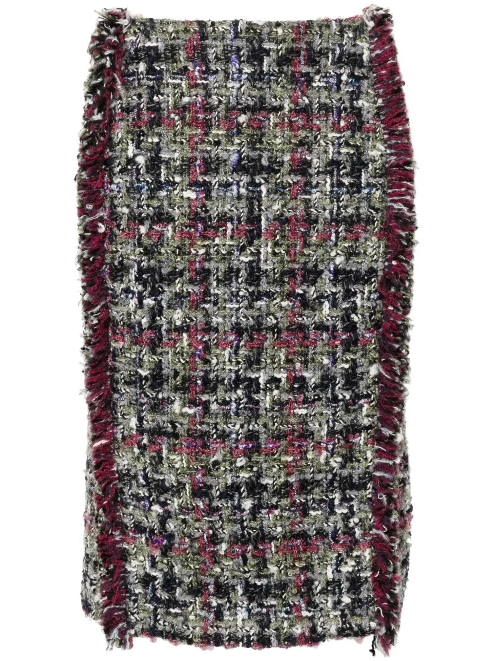 Bouclé Midi Skirt