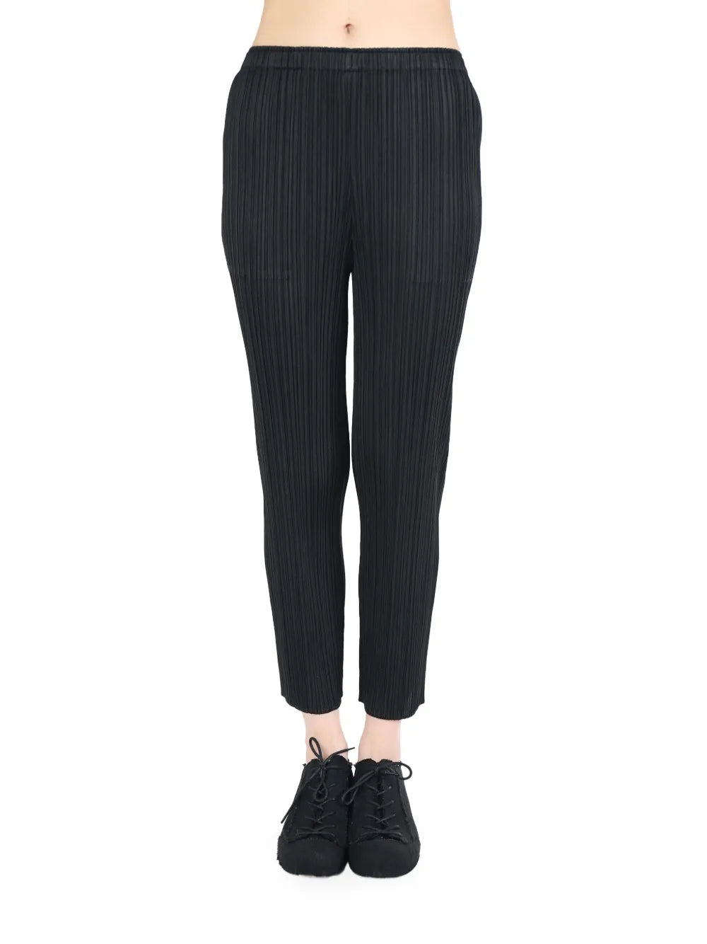 Pleated Tapered Trousers