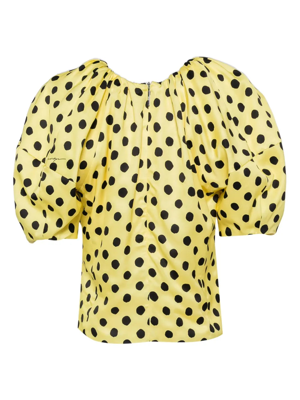 Polka Dot-Print Blouse