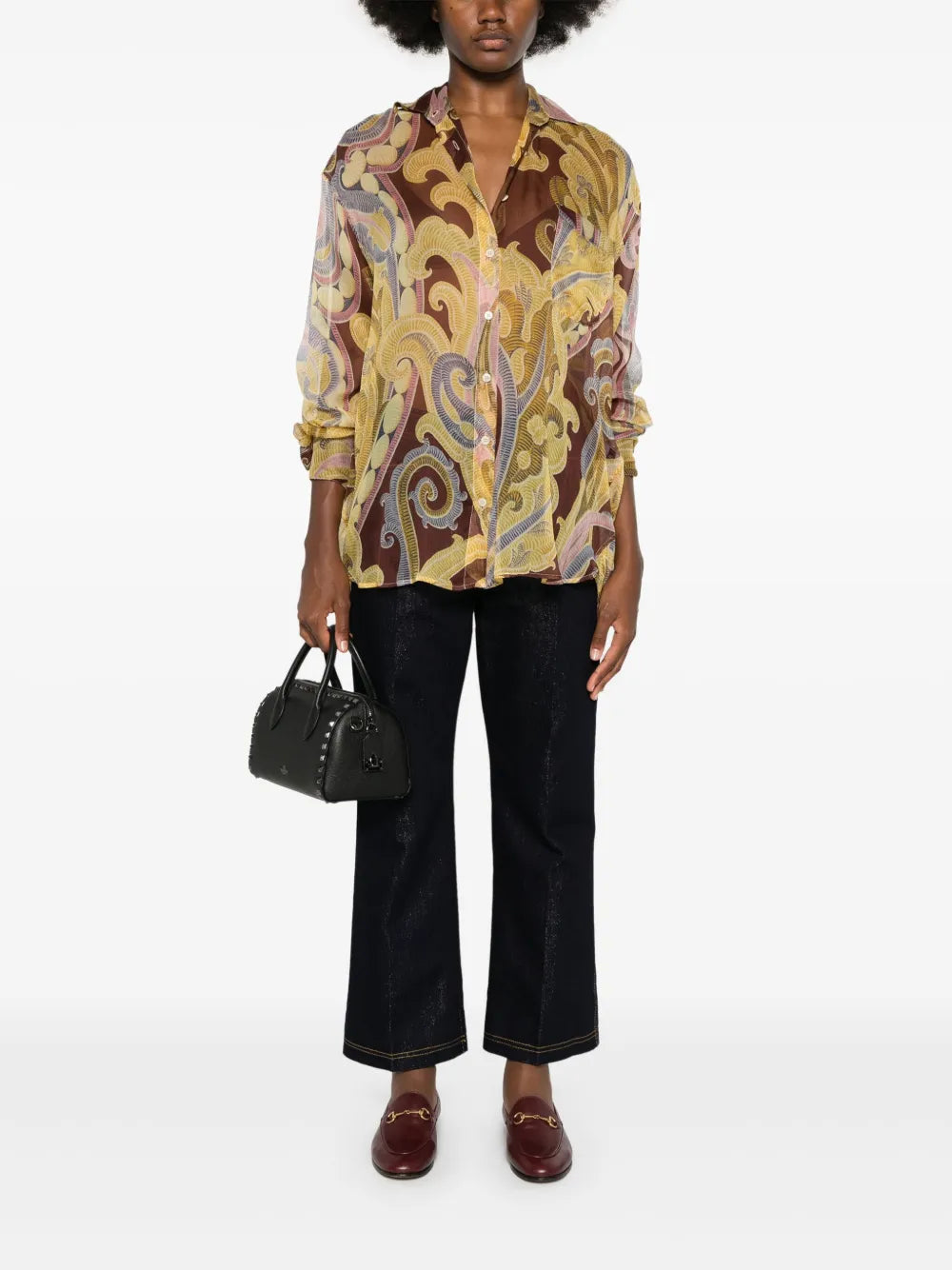 Floral-Print Shirt
