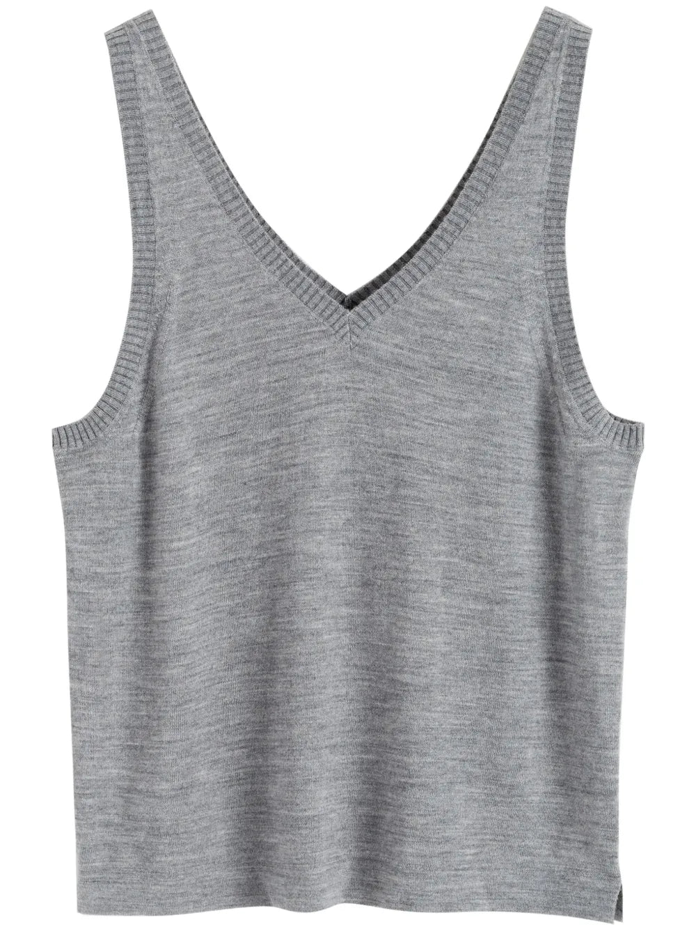 Fine-Knit Merino Vest
