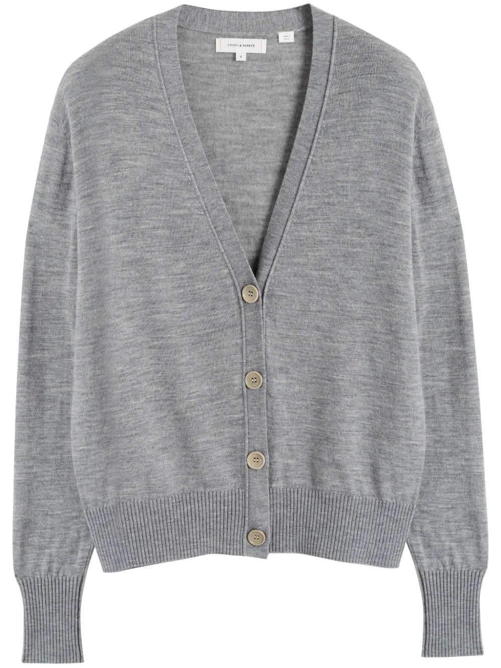Fine-Knit Merino Cardigan