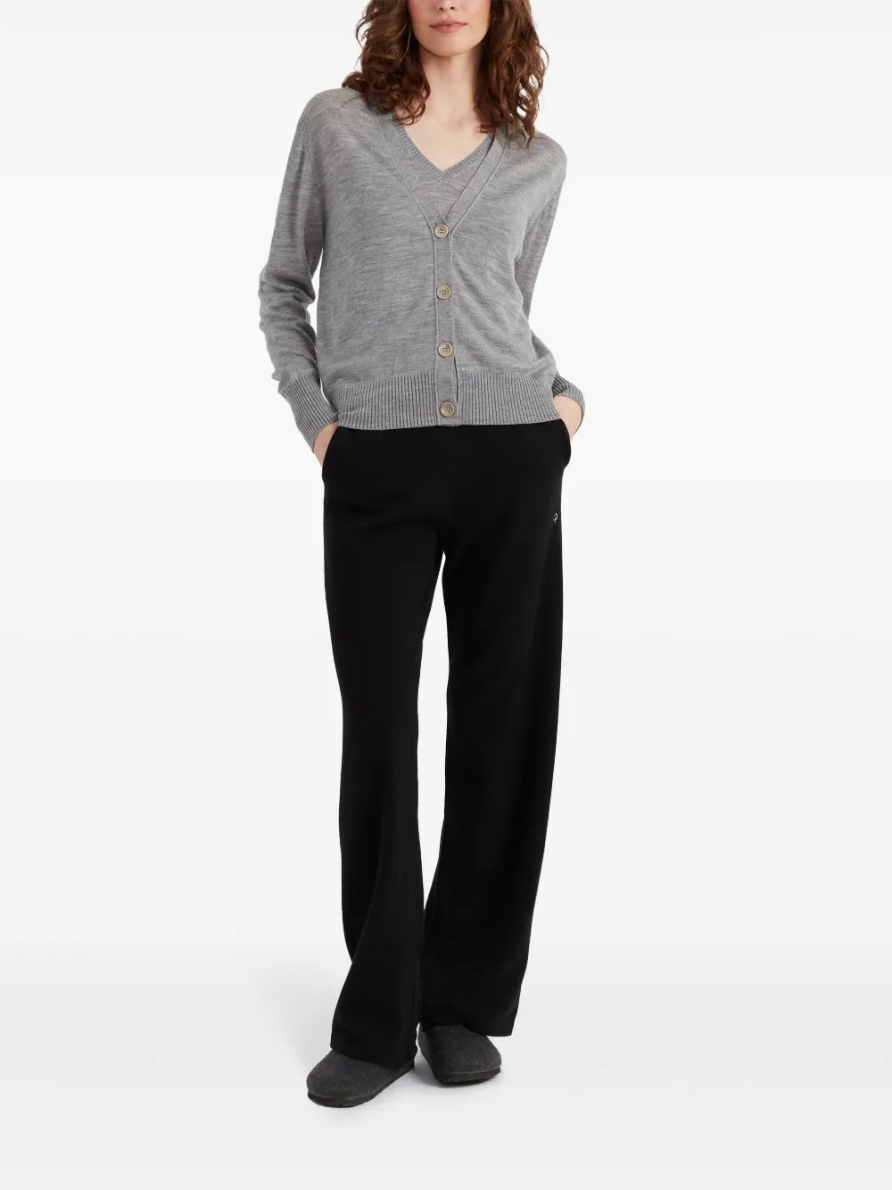 Fine-Knit Merino Cardigan