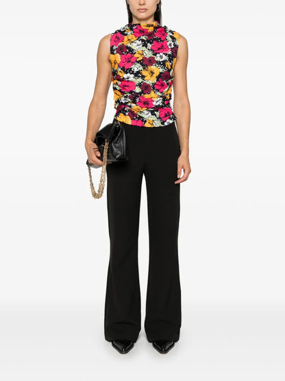 Floral-Print Top