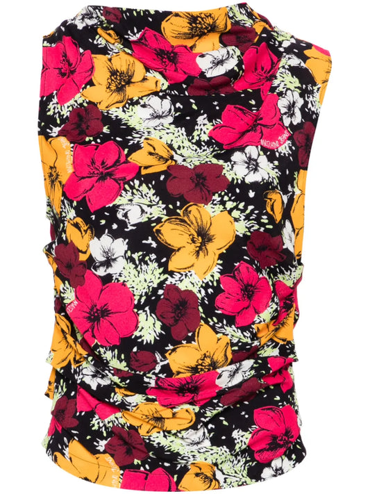 Floral-Print Top