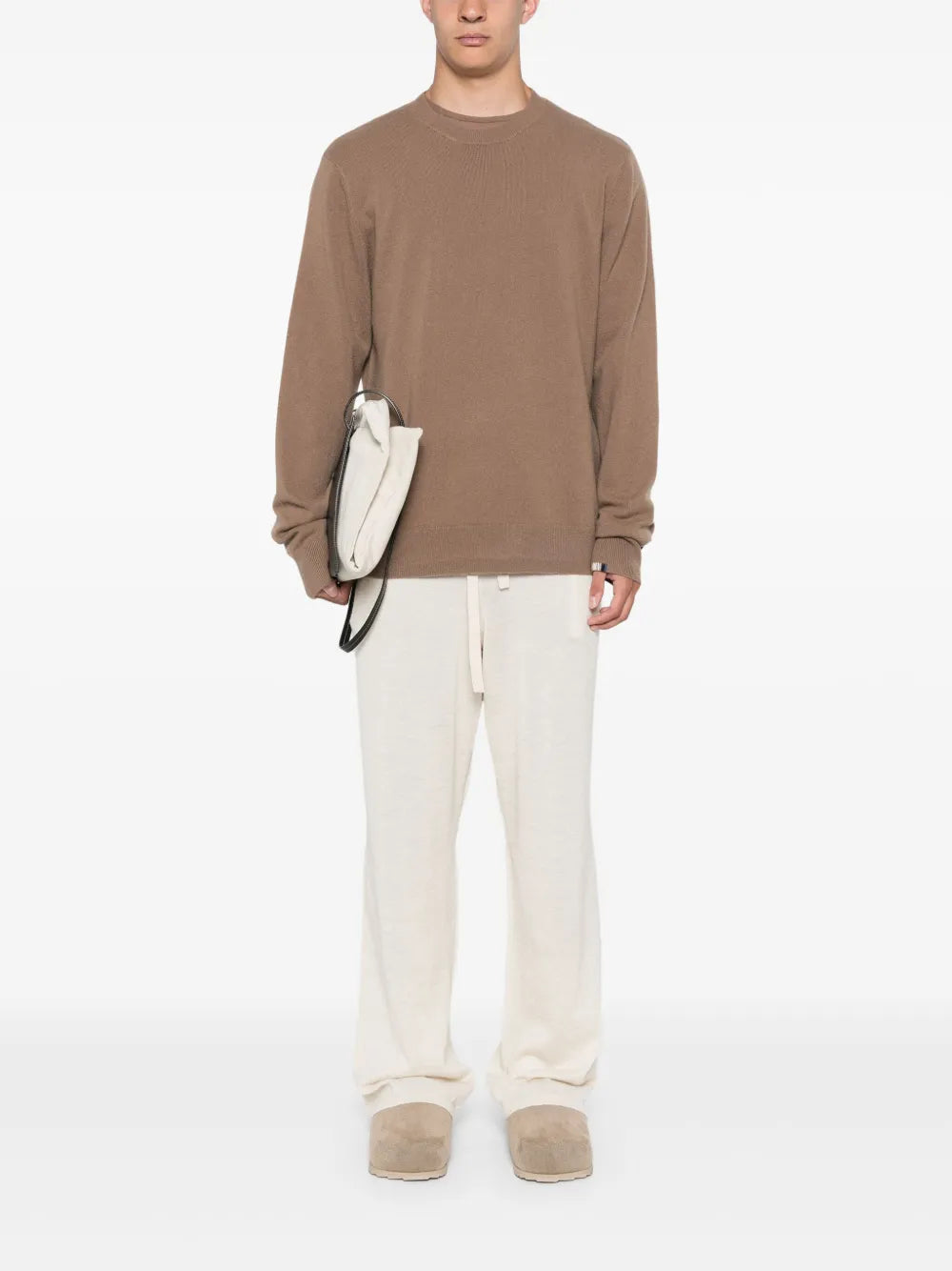 Logo-Embroidered Cashmere Sweater