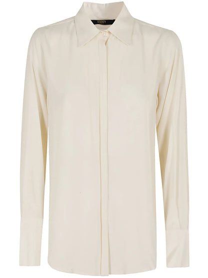 Georgette-Crepe Shirt