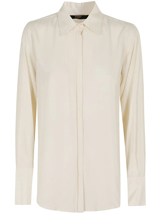Georgette-Crepe Shirt