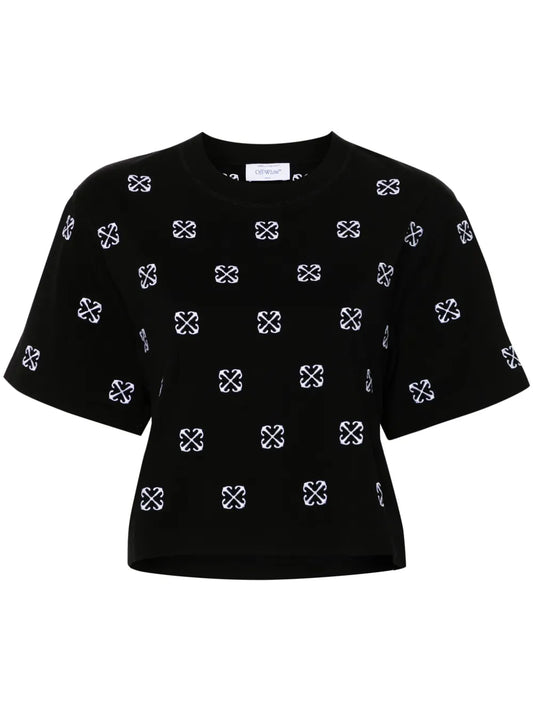 Arrows-Embroidered T-Shirt