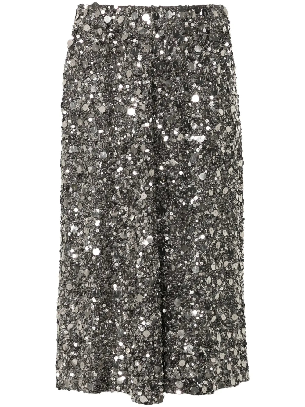 Sequin-Emebellished Midi Skirt
