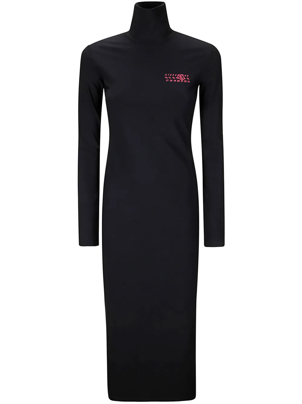 Logo-Print Midi Dress