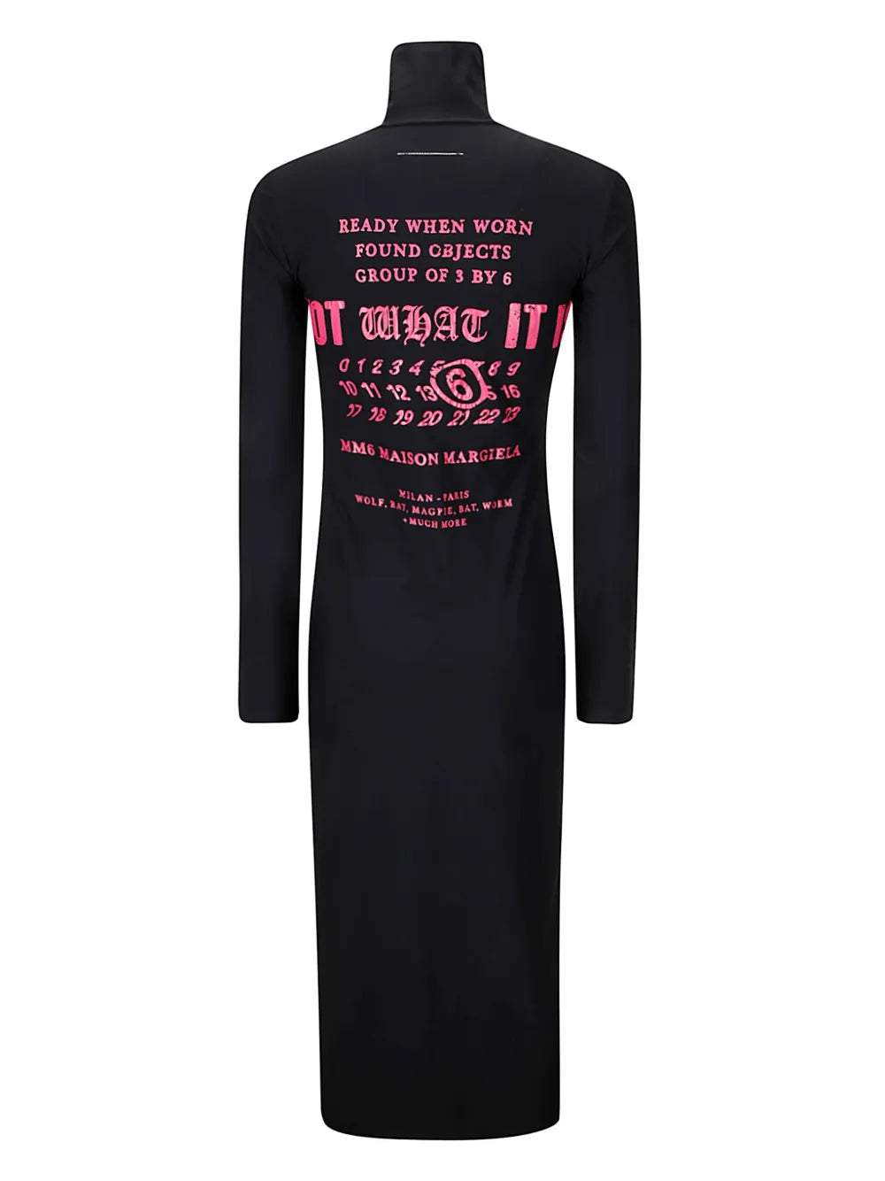 Logo-Print Midi Dress