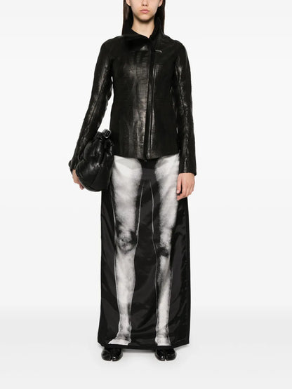 Metallic-Detail Jacket