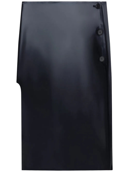 Oblique Translucent Skirt
