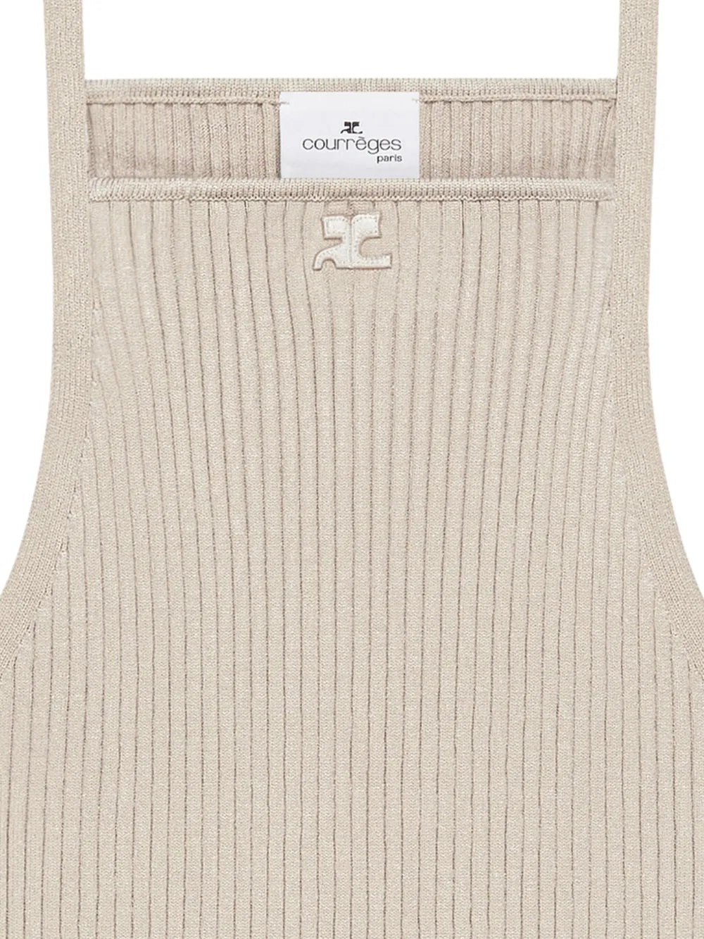 Pointy Rib-Knit Tank Top