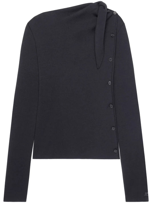 Knot Oblique Cardigan