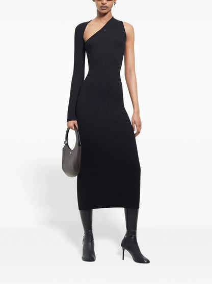 Ribbed-Knit Maxi Dress